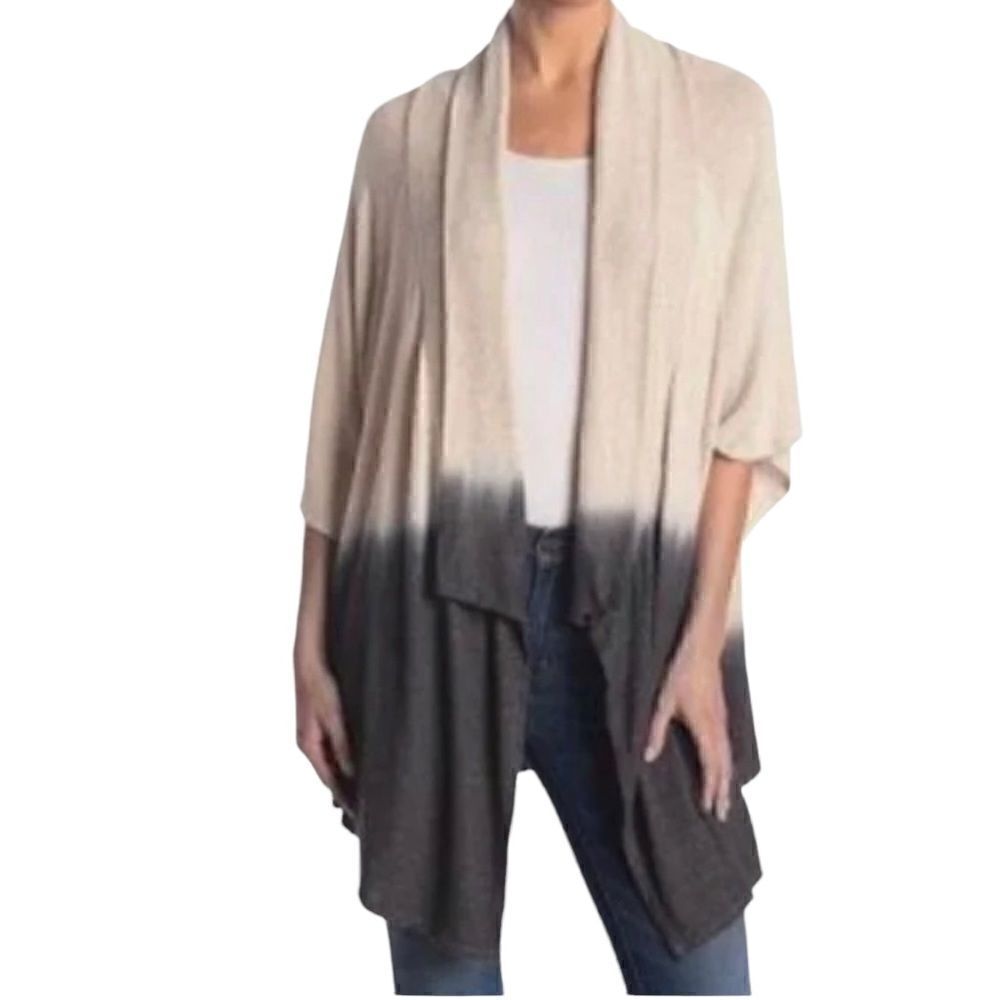 Status By Chenault Oversized Open Cardigan Sweater Size L